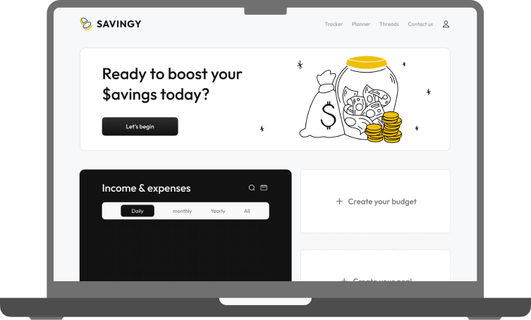 Savingy AI Dashboard